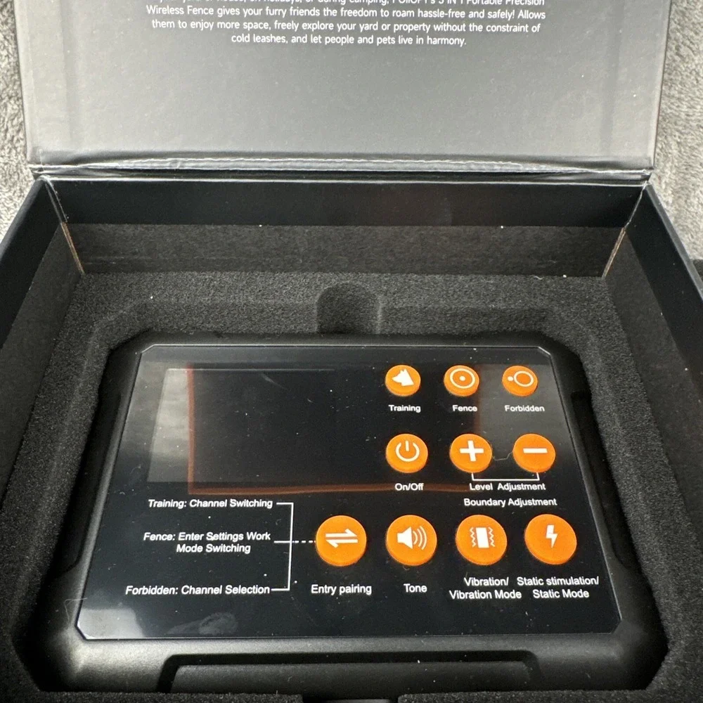 Wireless Dog Fence F900+ 3-in-1 Indoor And Outdoor Open Box